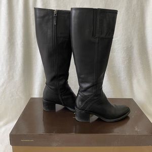 Franco Sarto leather heeled boots